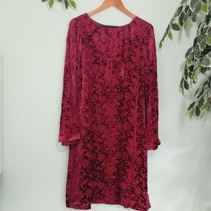 Sundance Burgundy Velvet Dress